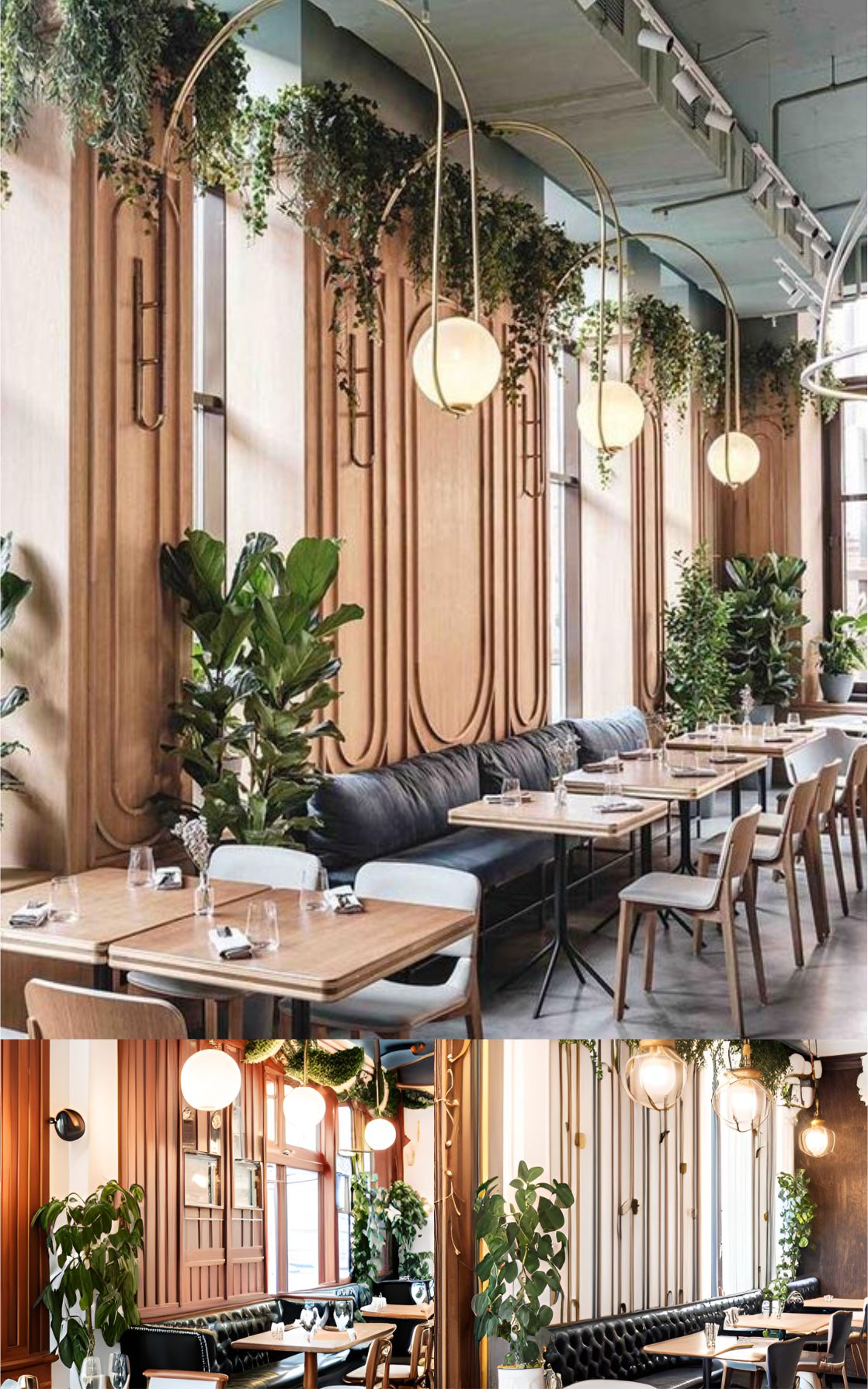 contoh gambar photo desain ruangan kafe klasic ( design interior cafe classic ) yang padukan dengan gaya farm house