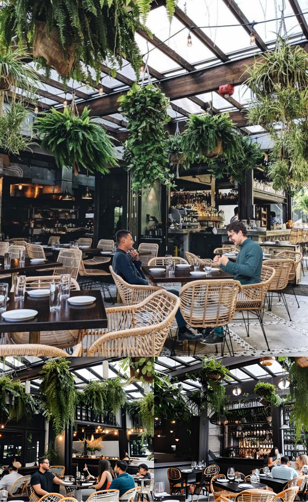 desain cafe green house farm house interior design