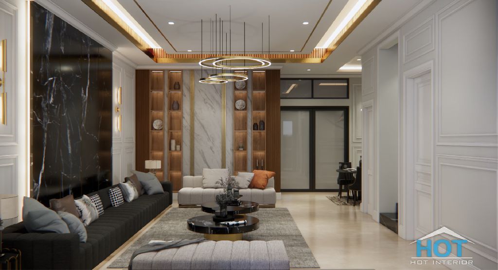 desain ruang tamu minimalis modern Cibubur Country - Cikeas - Bogor 0160