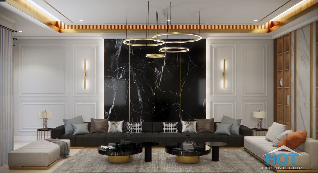 desain ruang tamu minimalis modern Cibubur Country - Cikeas - Bogor 0160b