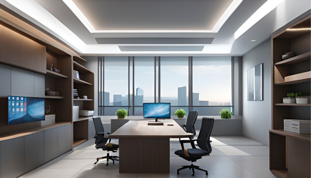 desain ruangan kantor minimalis modern Kemayoran - Jakarta Pusat, design modern minimalist office interior Kemayoran - Jakarta Pusat 0155c