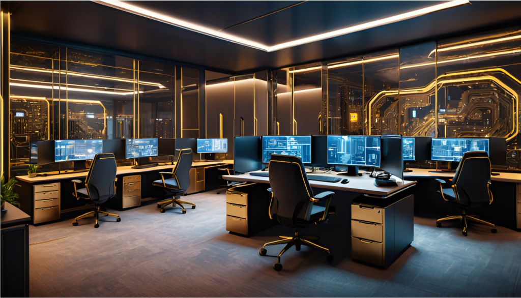 desain interior kantor modern di Jl. Gatot Subroto Kel. Gelora - Jakarta Pusat