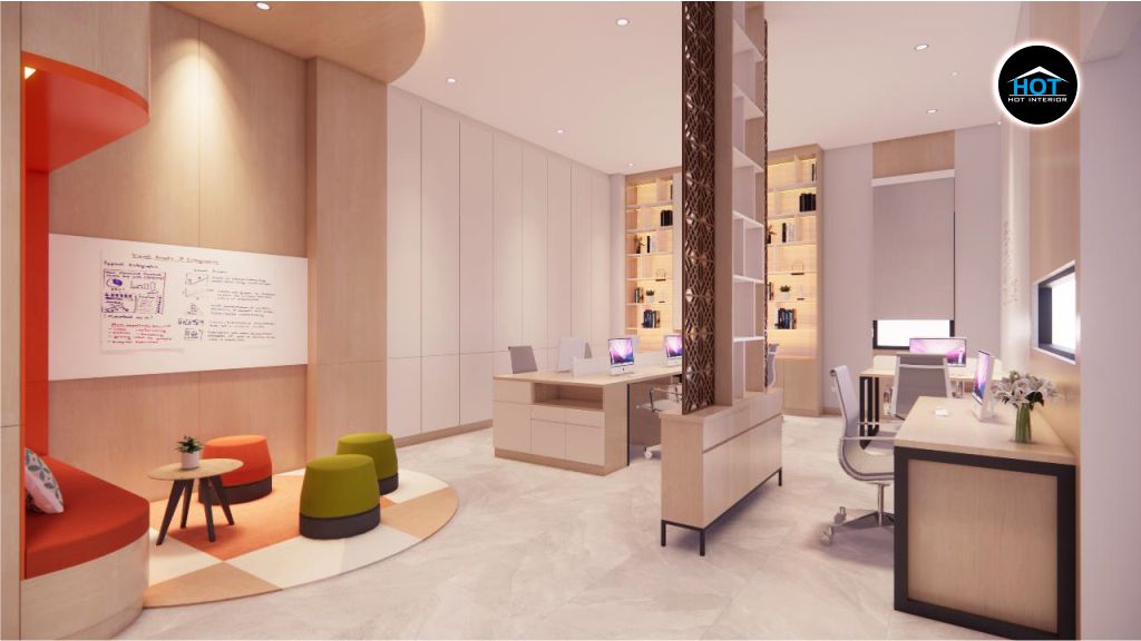 desain ruangan kantor minimalis IAI Salemba - Jakarta Selatan 12