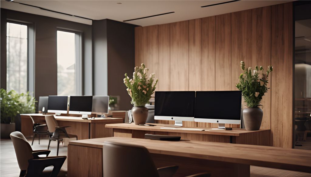 Desain ruangan kantor minimalis di Mega Kuningan - Jakarta Selatan