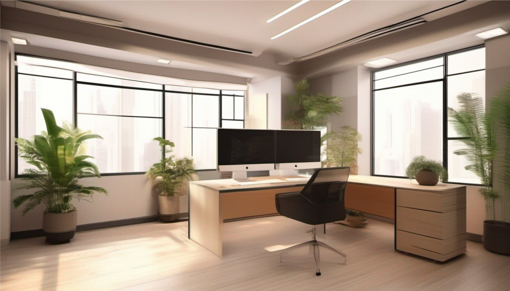 desain ruangan kantor ciracas - jakarta timur, kantor minimalis b