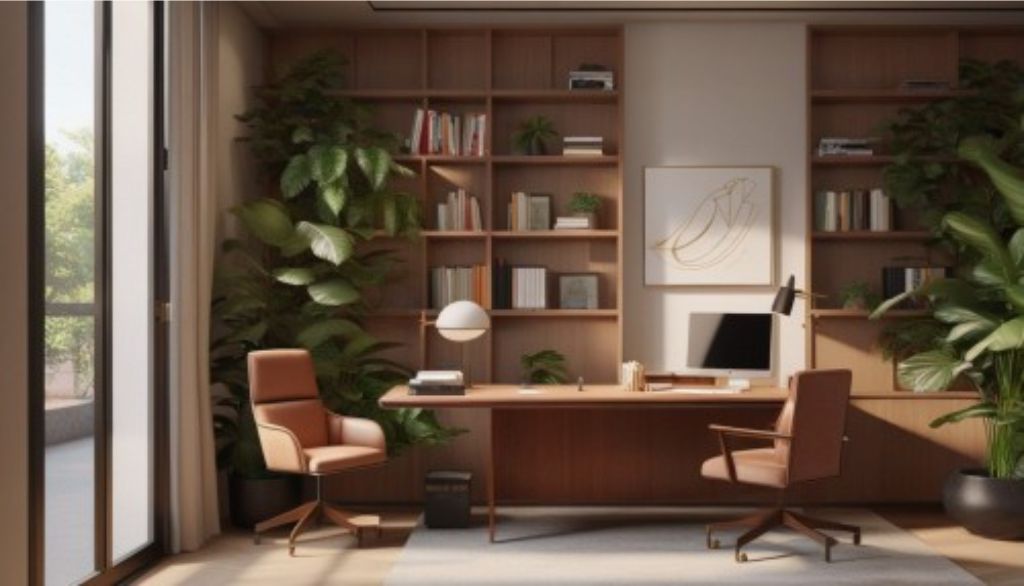 desain ruang kantor minimalis di Kramat Jati - Jakarta Timur