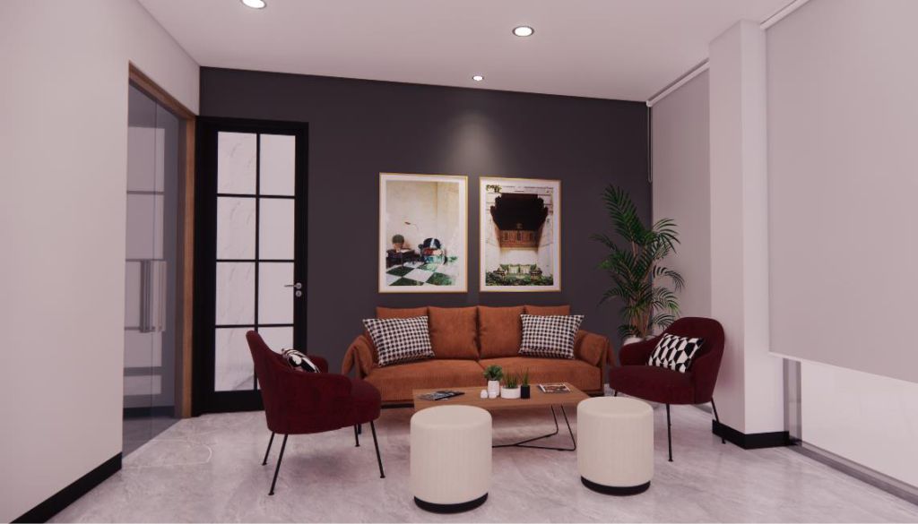 desain interior kantor minimalis PT. PT. Foseco Indonesia - Pulau Gadung - Jakarta Timur