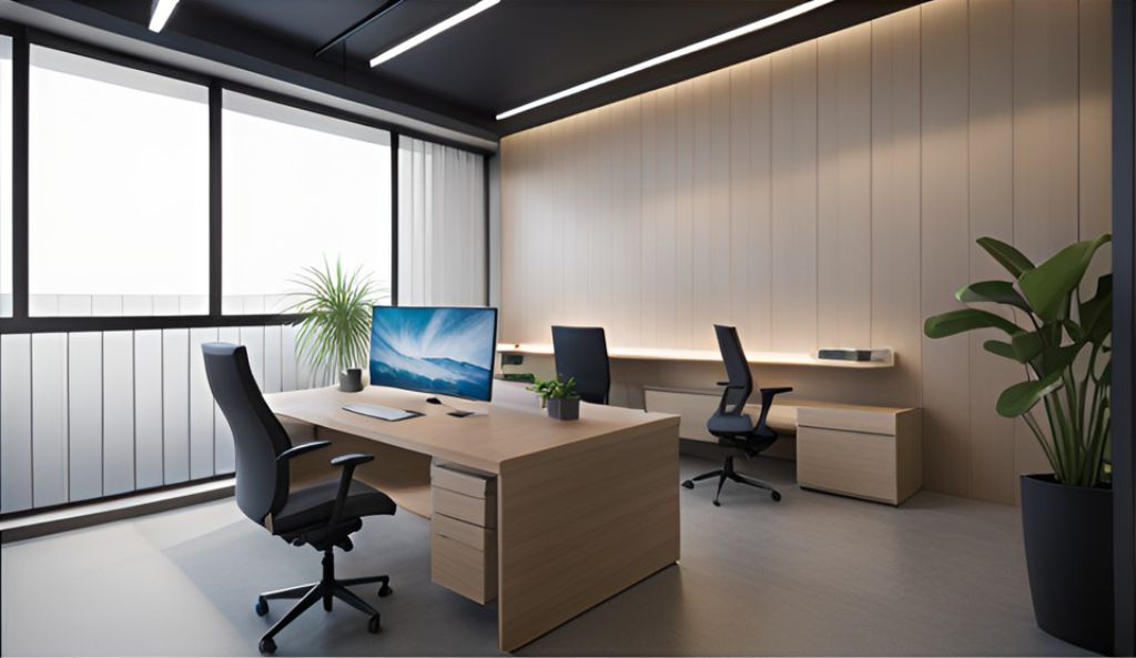 desain ruangan kantor minimalis kelapa gading - jakarta utara ( design minimalist office klapagading - jakarta utara ) 0163b