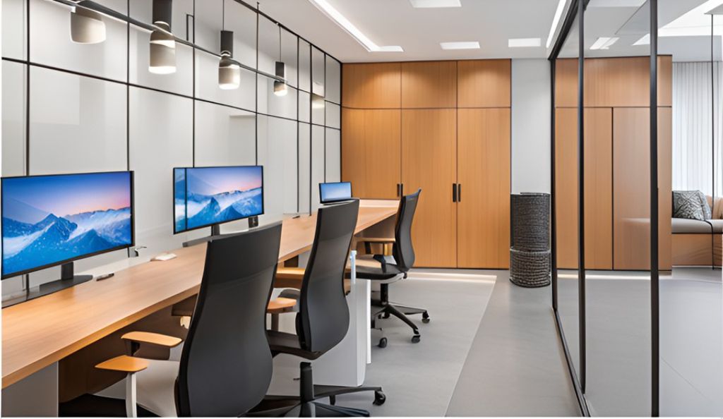 Jasa Interior Kantor Pademangan - Jakarta utara, design minimalist office interior 0165d