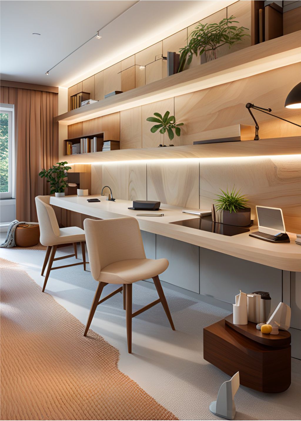 desain ruangan kantor Bojongsaong - Bandung / design office interior minimalist 0131b