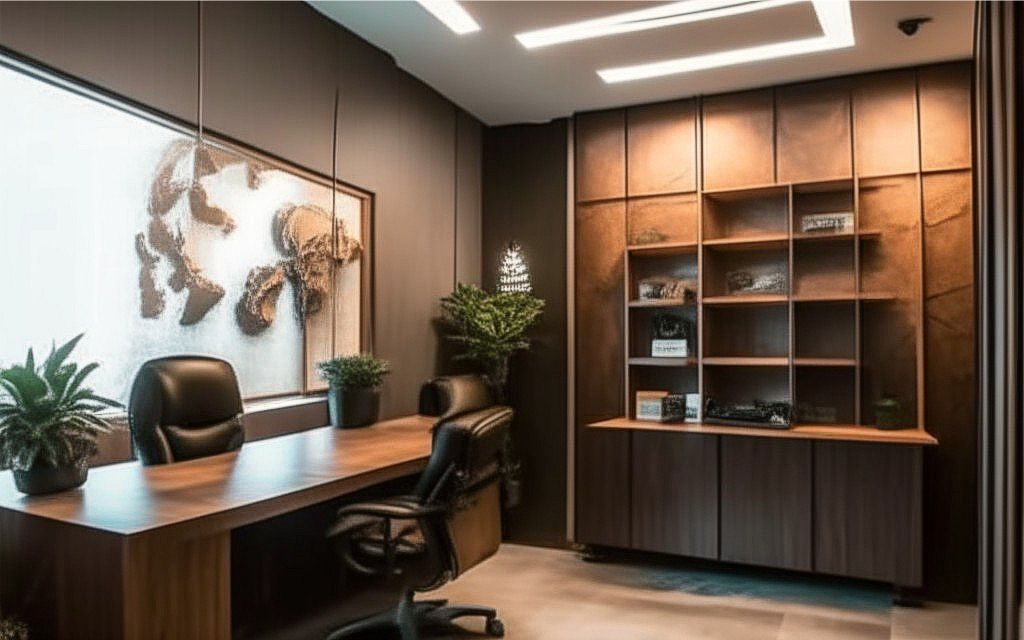 desain ruangan kantor ciparay - bandung, design office interior minimalist ciparay bandung 0139