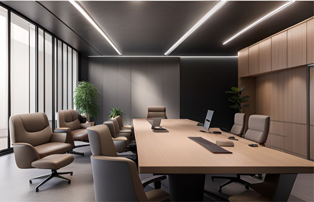 desain ruangan kantor kertasari - bandung, design office interior minimalist 0114b