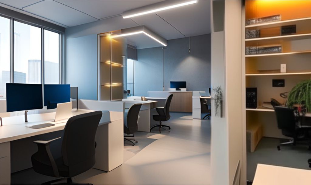 desain ruangan kantor minimalis Pacet - Bandung, design minimalist office interior Pacet -  Bandung 0150c