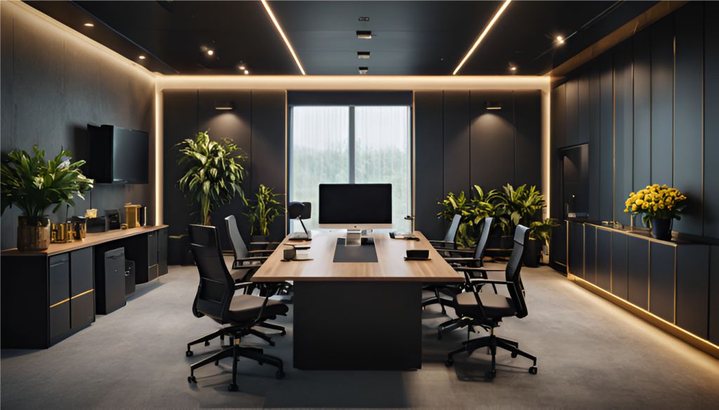 desain ruang kantor di Pergudangan 3 Bisnis Center Karawang