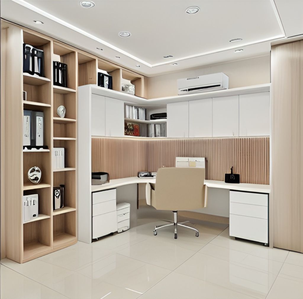 desain ruangan kantor minimalis bogor ( design office interior minimalist )