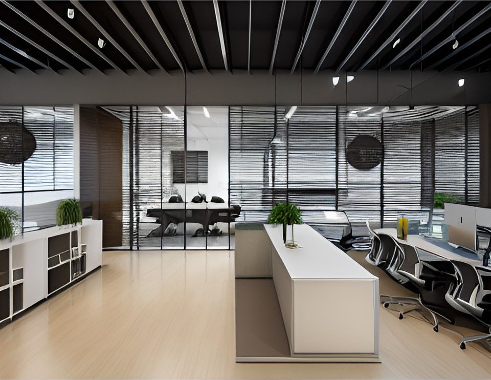 desain ruangan kantor minimalis kuningan jawa barat - design office interior minimalist kuningan