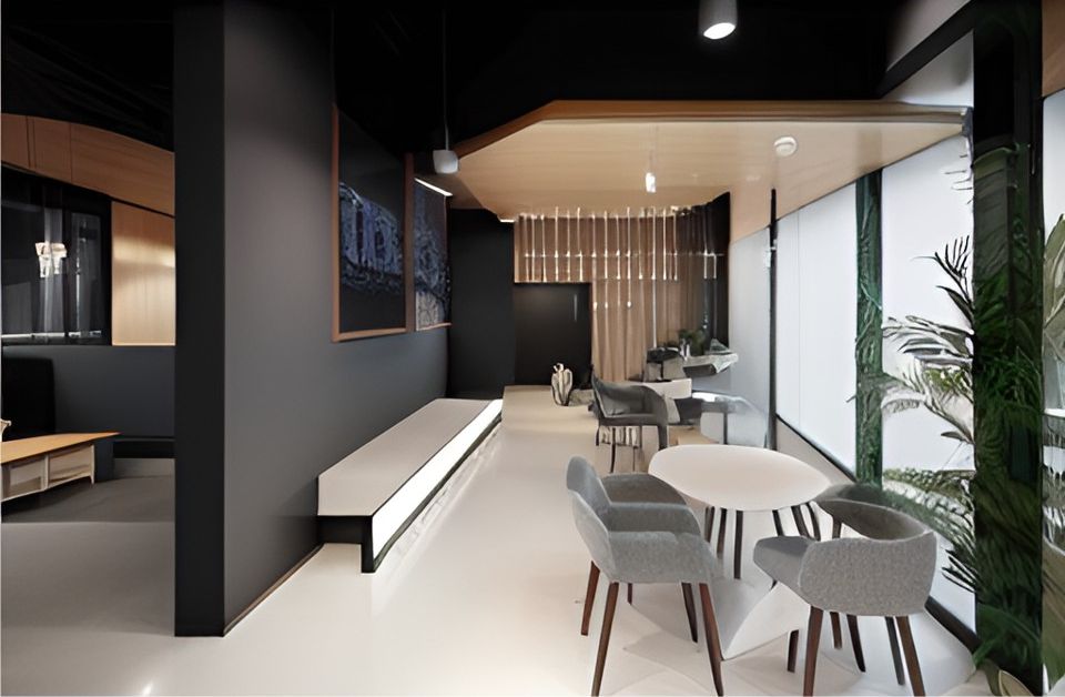 desain ruangan kantor pangandaran minimalist ( design office interior minimalist )