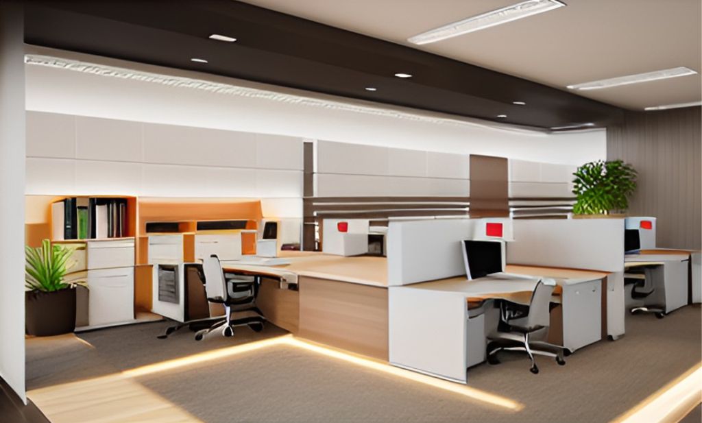 desain ruangan kantor bandung minimalist, design office interior minimalist 