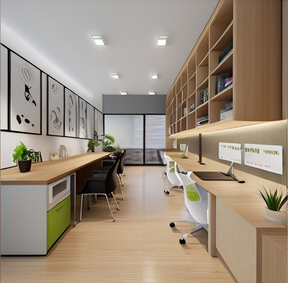 desain ruangan kantor banjar interior minimalis 0122b