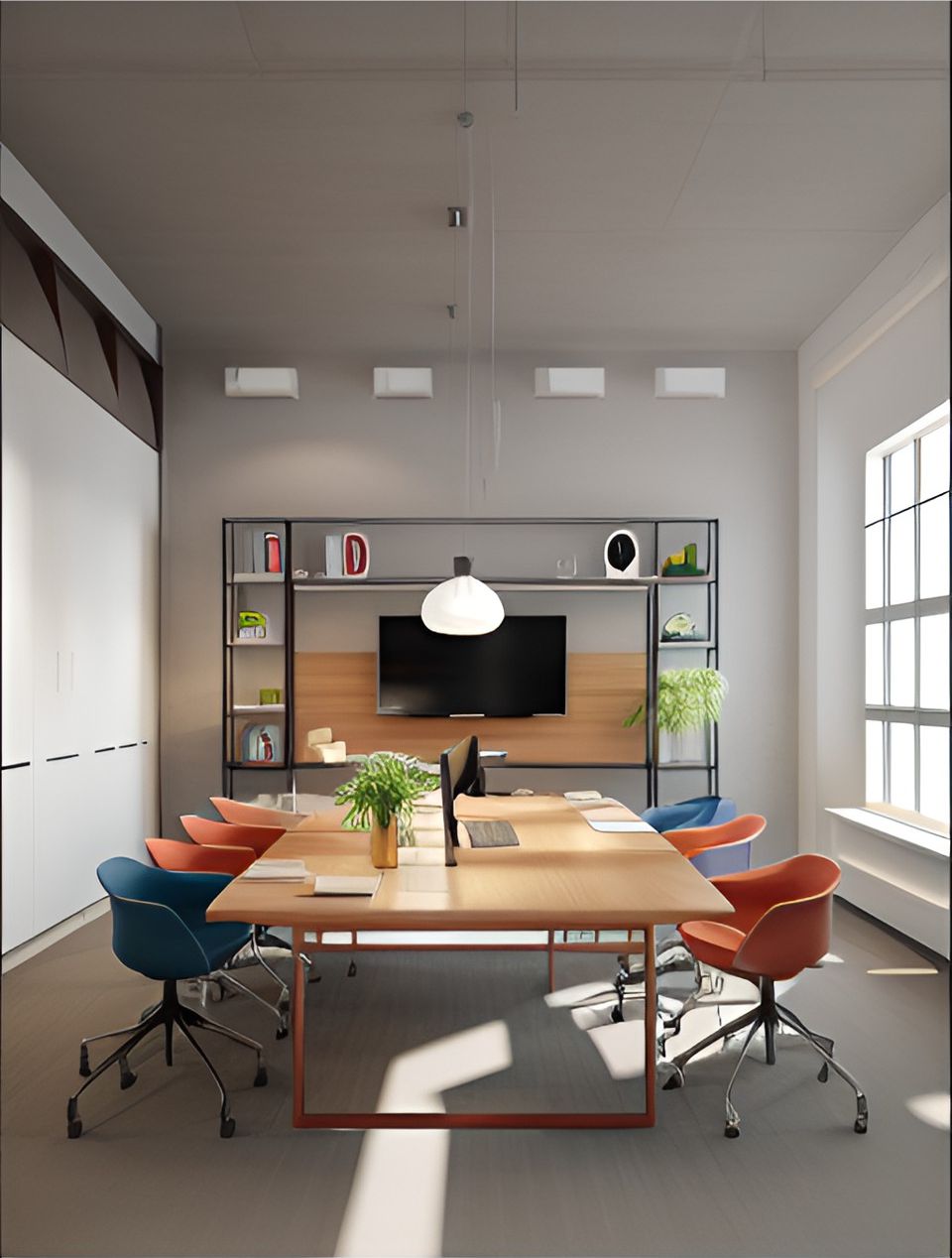 desain ruangan kantor bogor 0124b, design office interior minimalist bogor 0124b