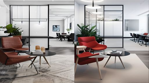 Desain ruangan kantor minimalis modern ( design office interior minimalist modern )