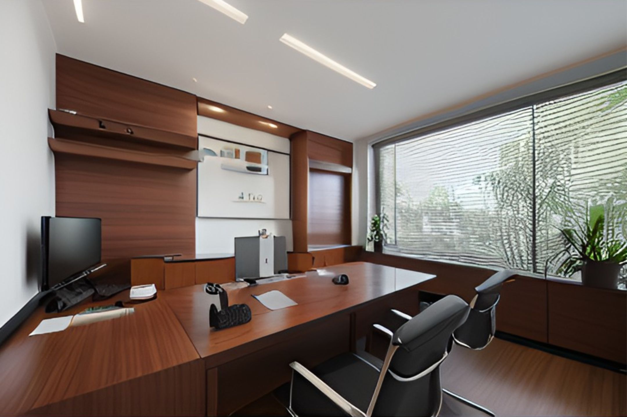desain ruang kantor minimalis matraman - jakarta timur