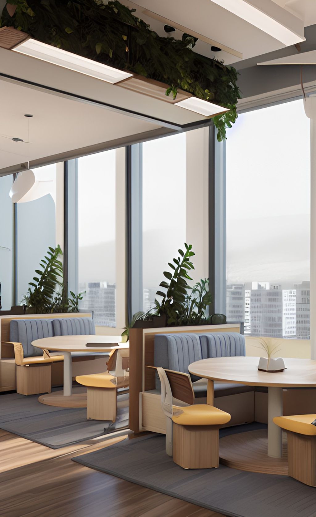 contoh gambar photo desain interior ruangan kantor ( design interior office ) ala kafe