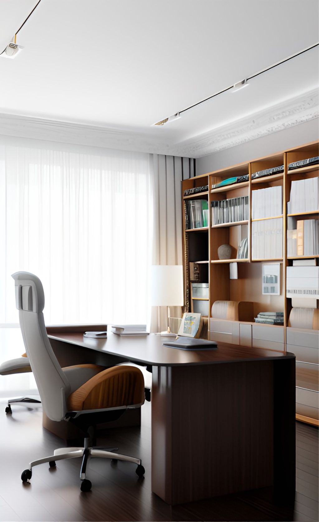 desain ruangan kantor klasik modern ( design interior office classic modern )