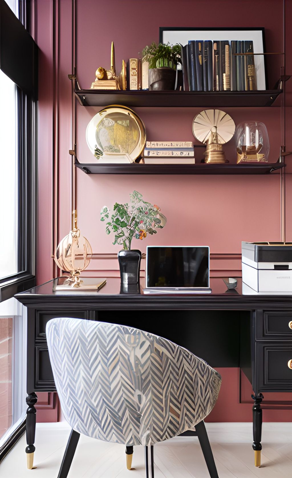 desain ruangan kantor klasik moderen ( design interior office classic modern )