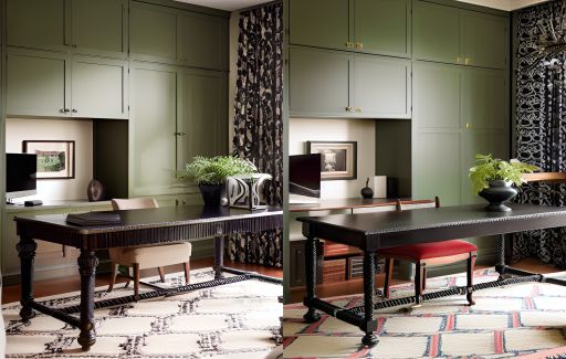 desain ruangan kantor klasik finishing duko ( design interior office classic modern duko )