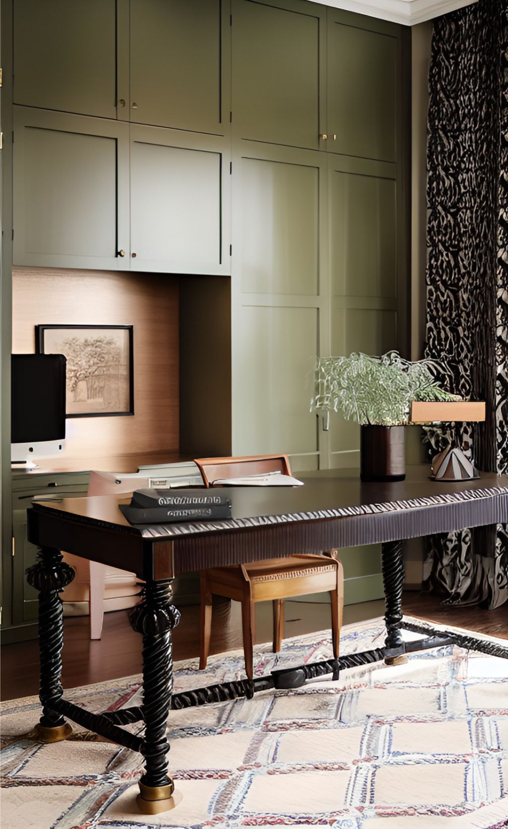 desain ruangan kantor klasik finishing duko ( design interior office classic modern duko )