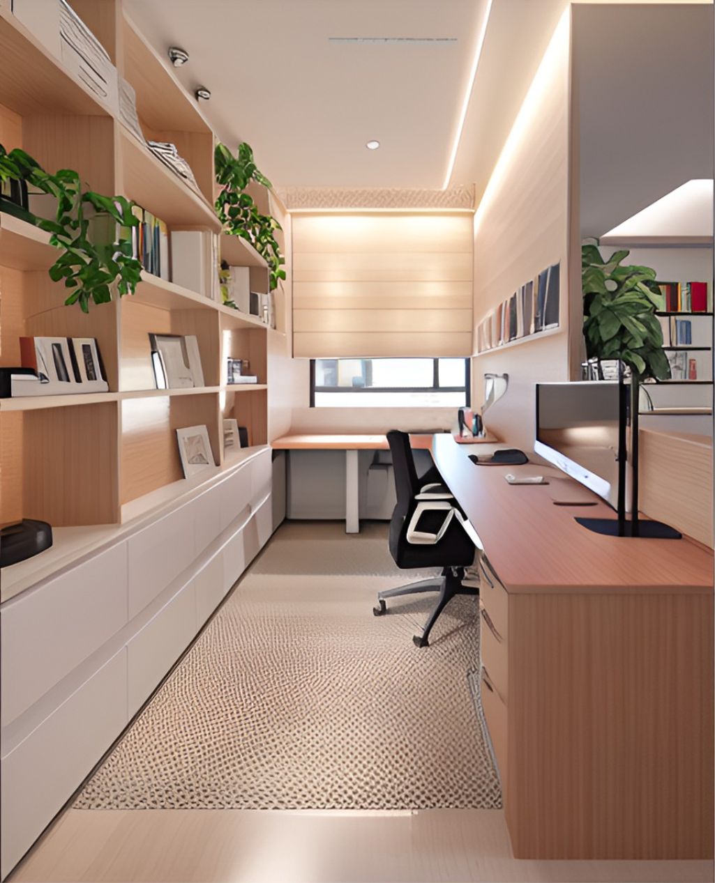 desain ruangan kantor minimalis pancoran - jakarta selatan ( design office minimalist )