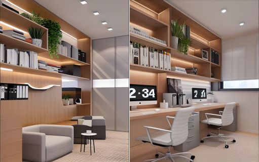 desain ruangan kantor minimalis pasar minggu ( design office interior minimalis )