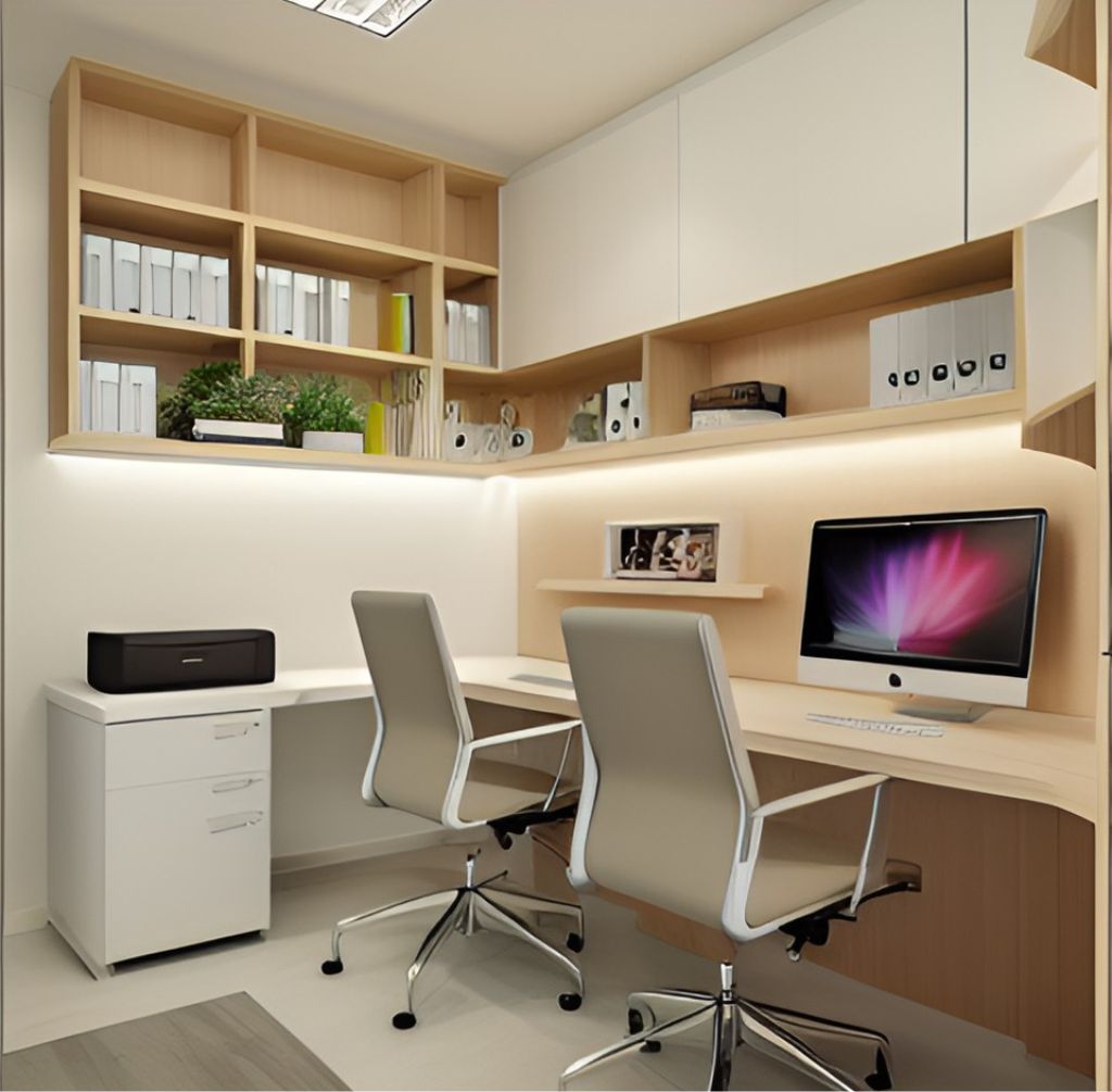 desain ruangan kantor minimalis pesanggrahan - jakarta selatan ( design office interior minimalist )