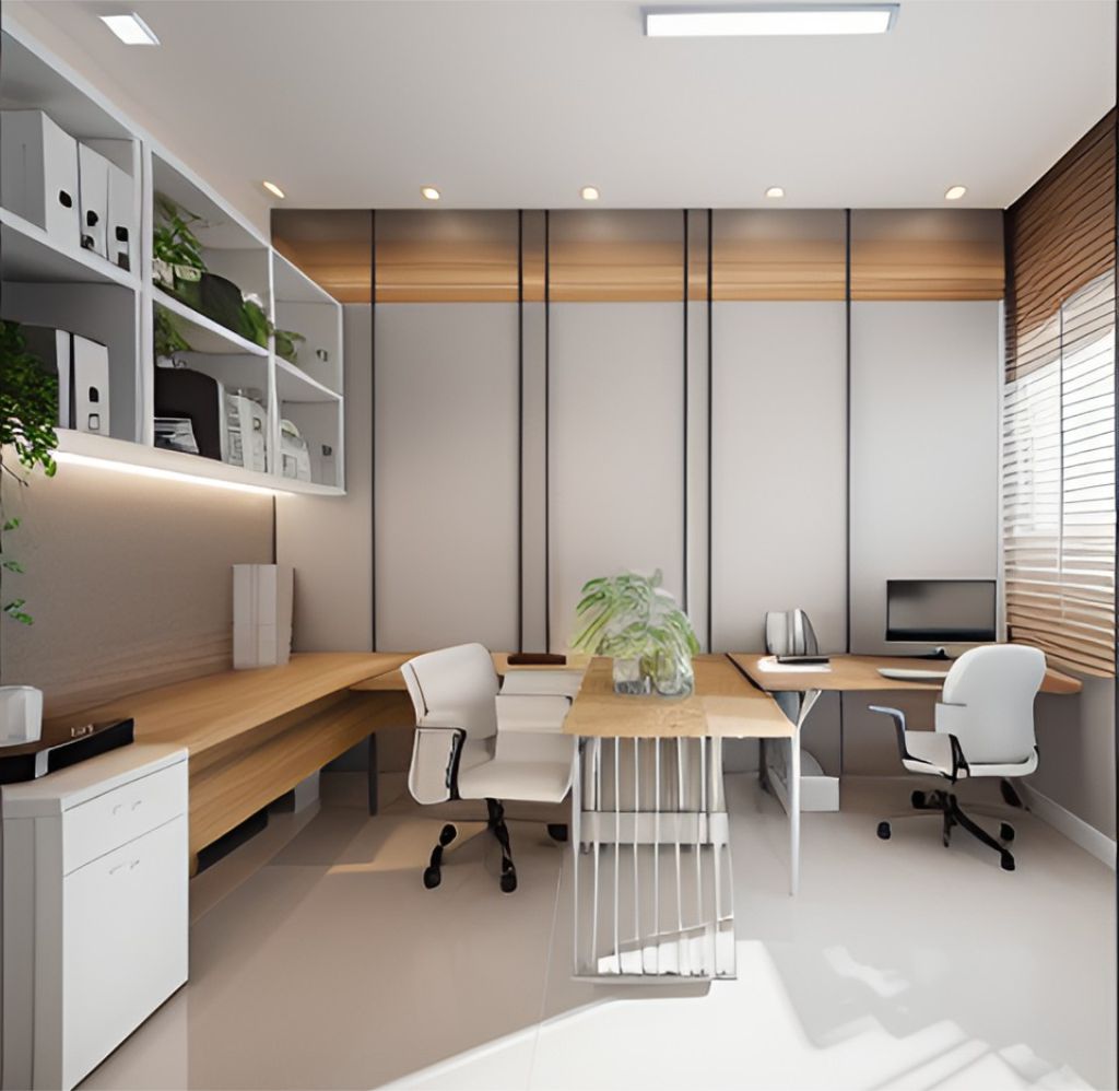 desain ruangan kantor minimalis setiabudi - jakarta selatan ( design office interior minimalist )