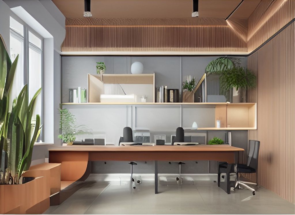 desain ruangan kantor minimalist tebet - jakarta selatan ( design office interior minimalist )