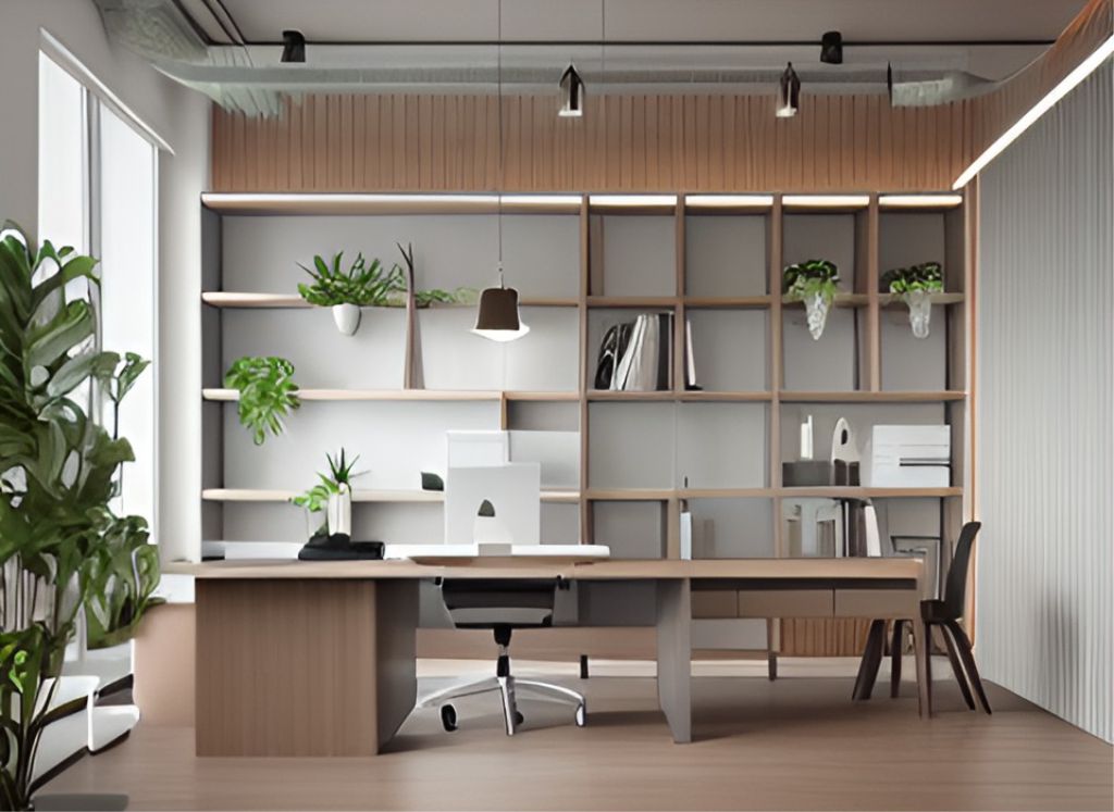 desain ruangan kantor minimalist tebet - jakarta selatan ( design office interior minimalist )