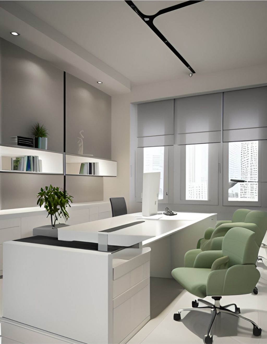 jasa interior kantor cengkareng  - jakarta barat ( design office interior minimalist )