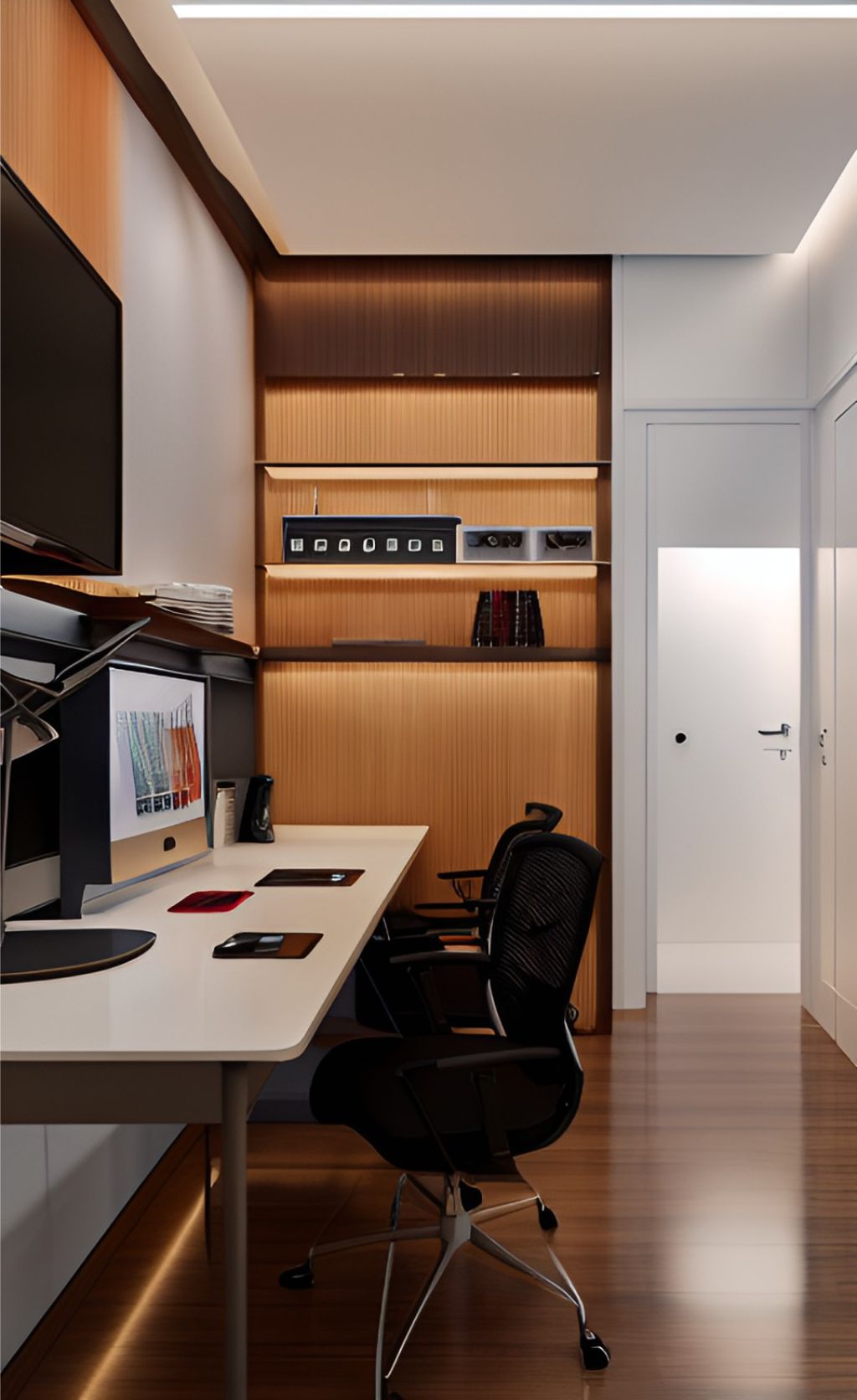 desain ruangan kantor minimalist tambora ( design office interior minimalist  )