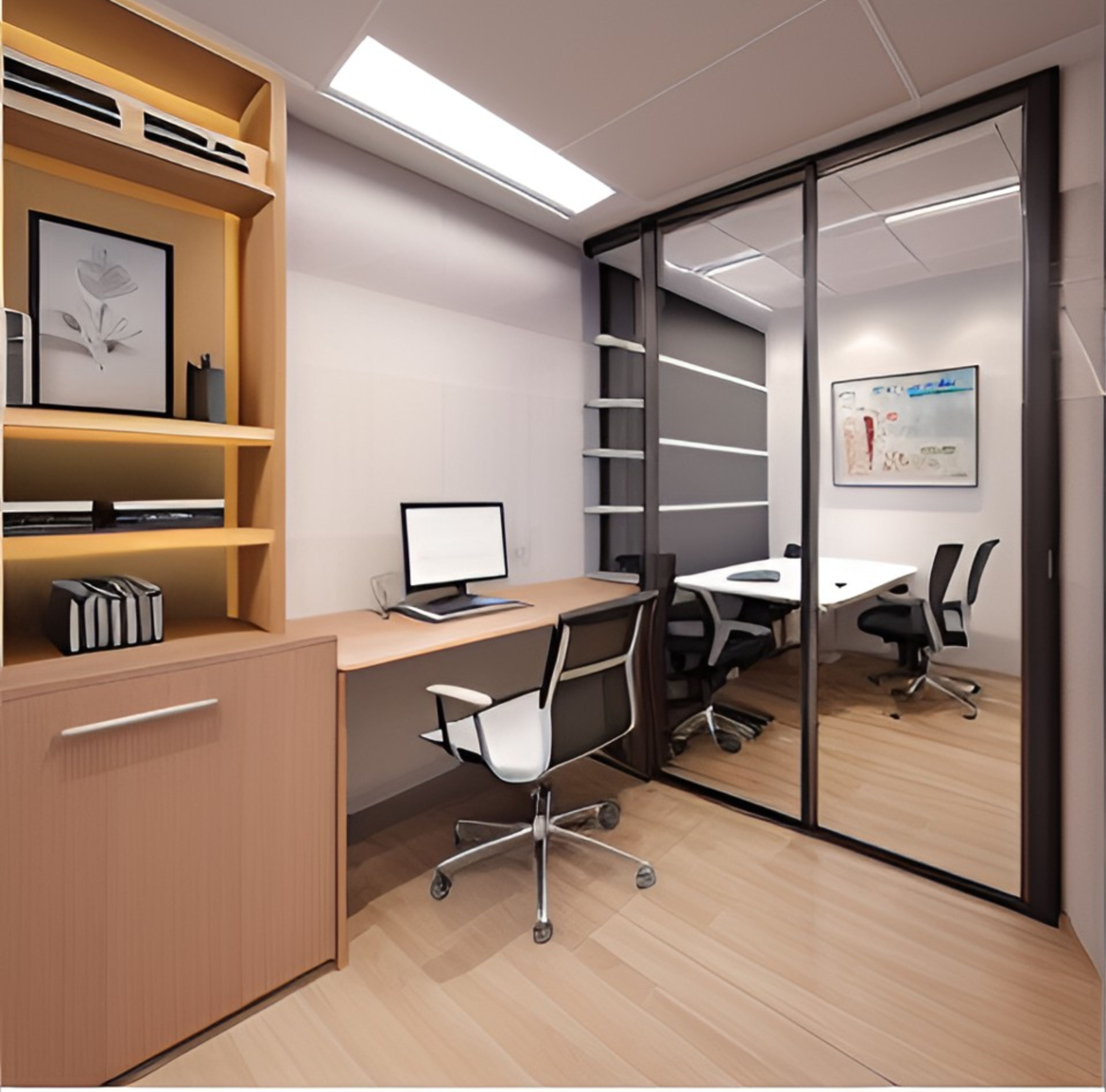 jasa interior kantor kebon jeruk ( design office minimalist )