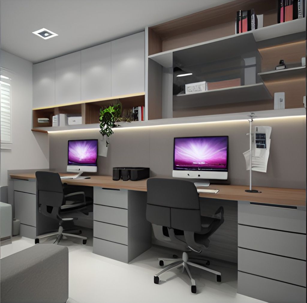 desain ruangan kantor minimimalis palmerah ( design office interior minimalist )