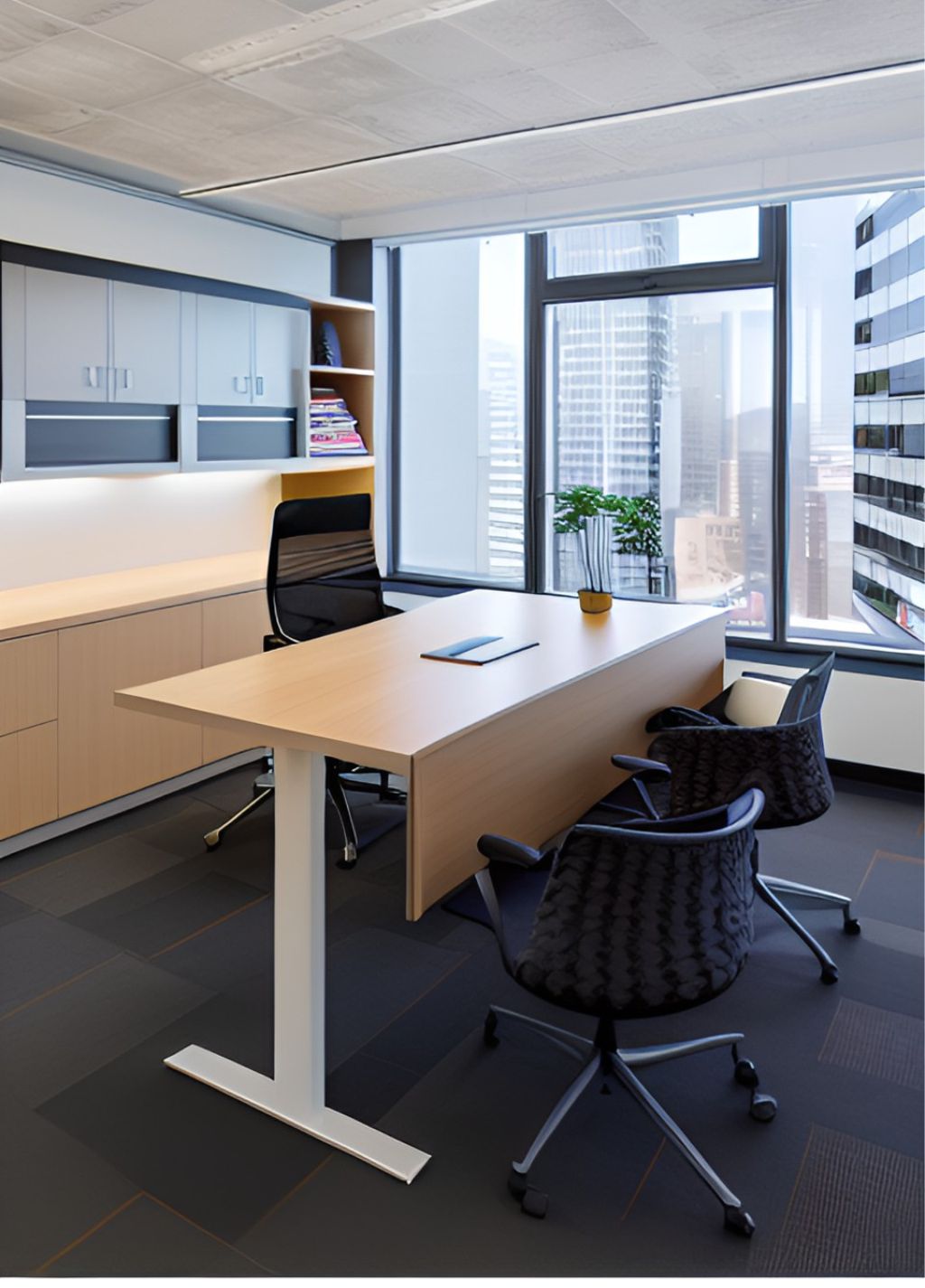 desain ruangan kantor minimalis jawa barat ( design office interior minimalist )