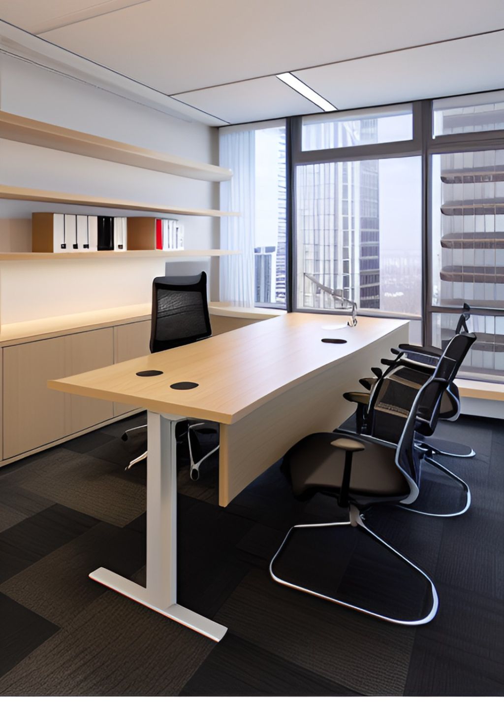 desain ruangan kantor minimalis jawa barat ( design office interior minimalist )