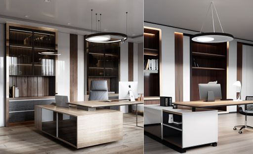 contoh gambar photo desain ruangan kantor minimalis ( design interior office minimais ) 