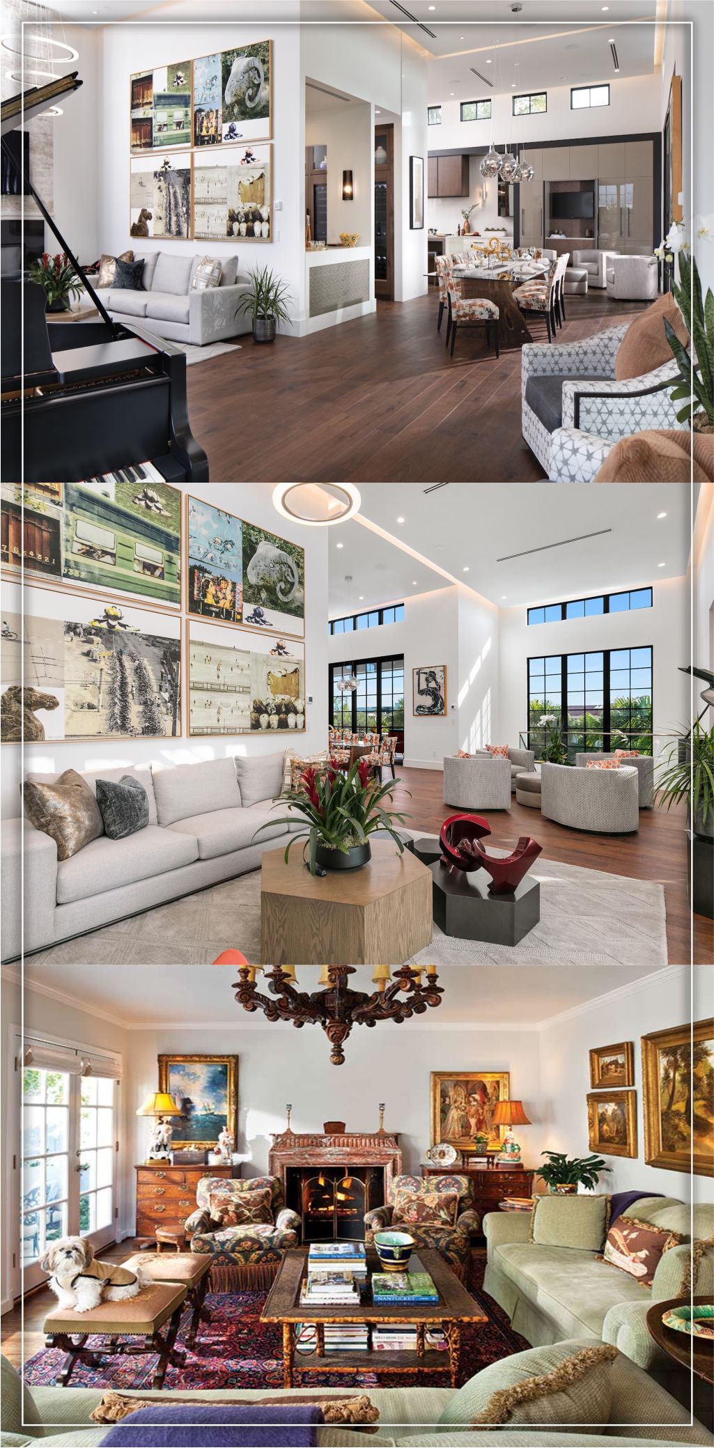 Photo referensi design interior rumah terbaik di Jakarta dengan berbagai gaya design interior yang digunakan.