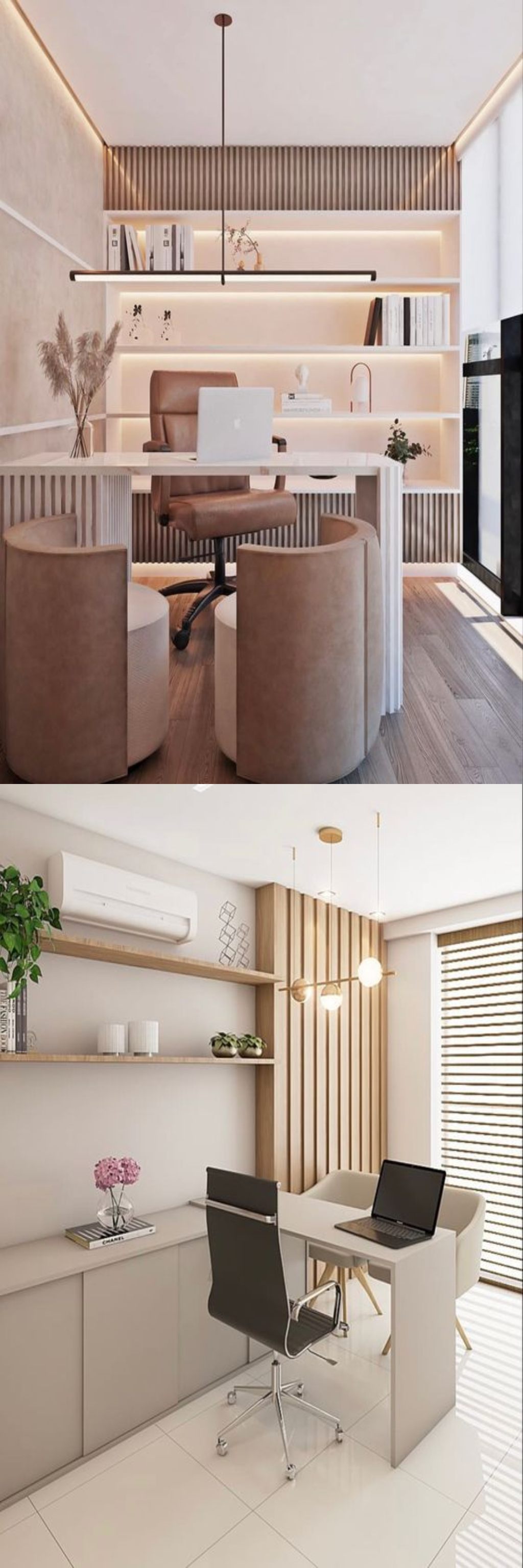 Design Interior Kantor Minimalis Jakarta Pusat wallpanel HPL furniture HPL Finishing Duco Putih