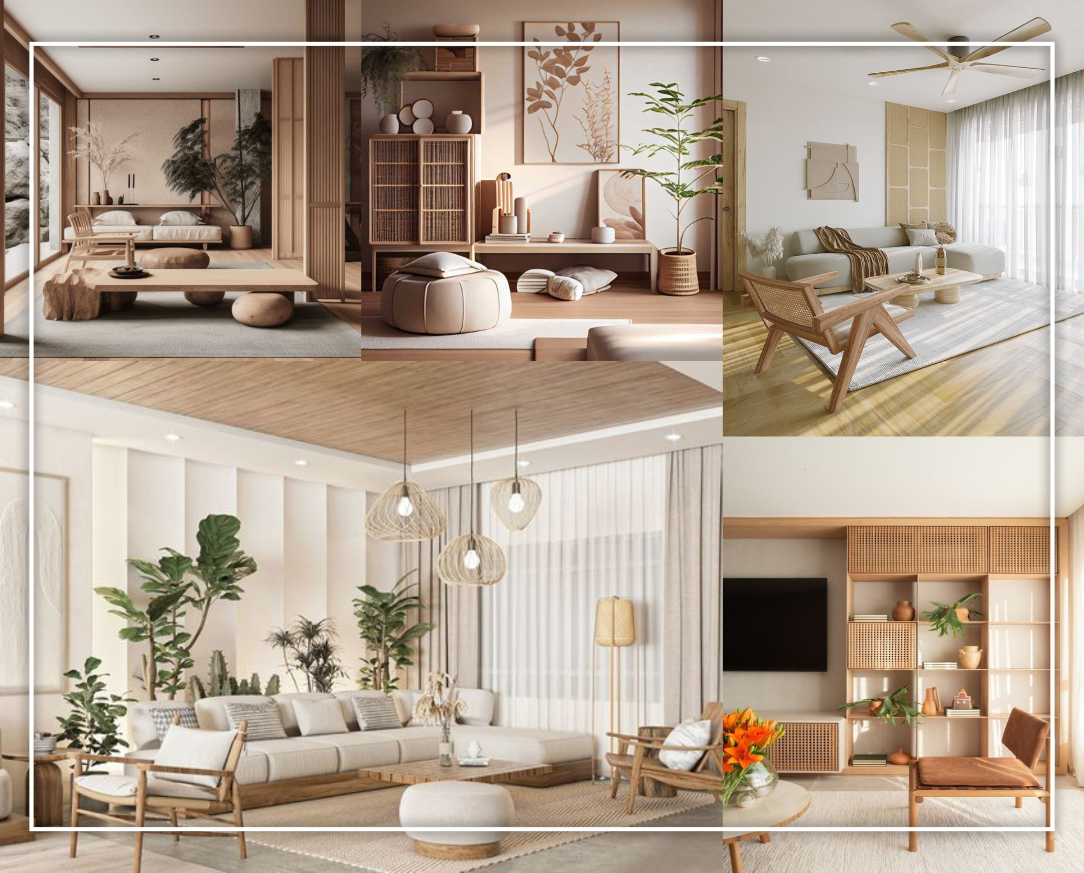 Design interior japandi yang banyak digunakan dan diminati di BSD - Serpong