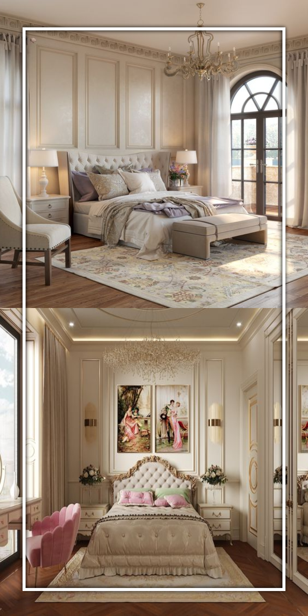 Desig Interior Bedroom Kamar Tidur Classic Mewah di BSD - Serpong