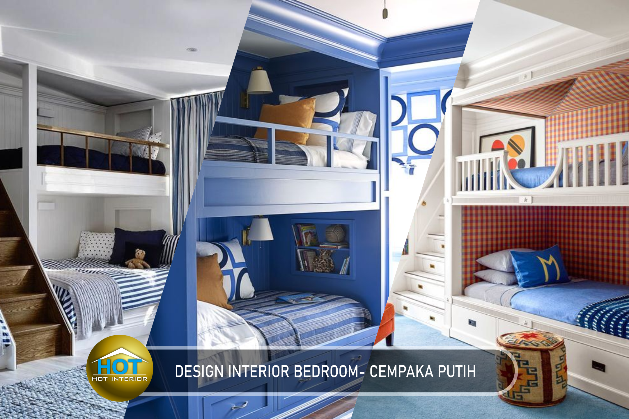 thema warna design interior bedroom ( kamar ) untuk daerah panas gerah seperti di cempaka putih - jakarta pusat