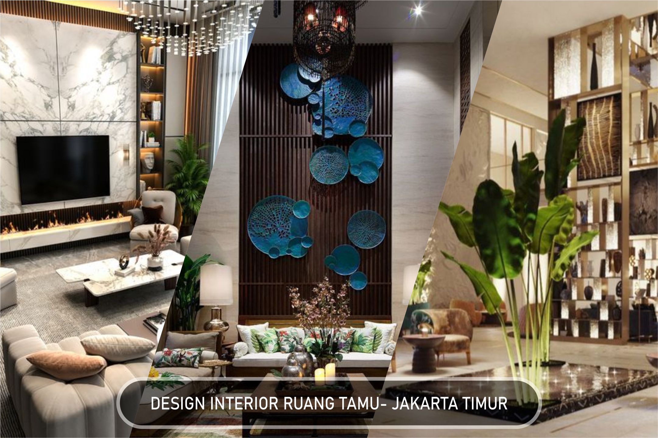 design interior livingroom ( ruang tamu ) berbagai style di Jakarta Timur